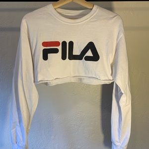 Dial crop long sleeve